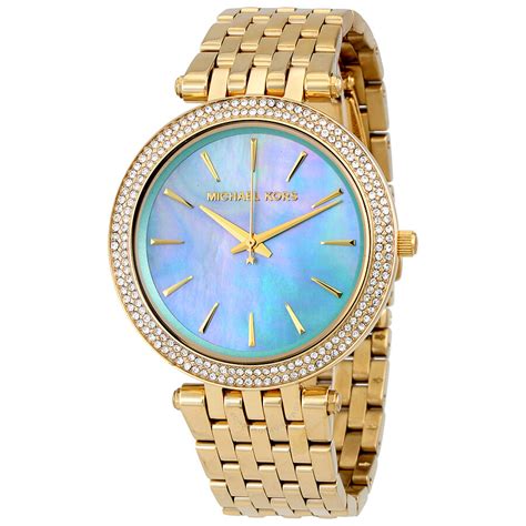 michael kors darci blue watch